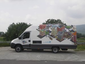 Iveco eni a metano ufficio mobile