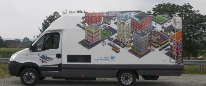 Iveco eni a metano ufficio mobile